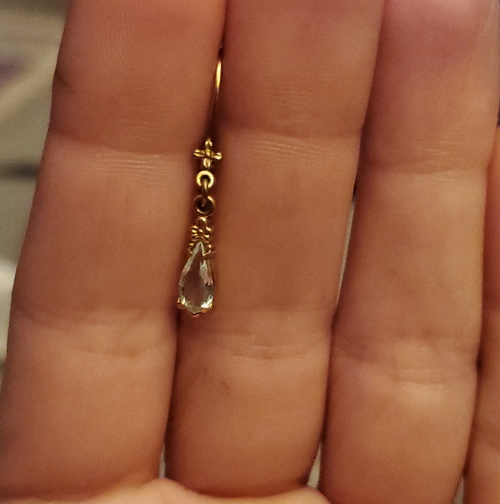 Vintage gold earrings
